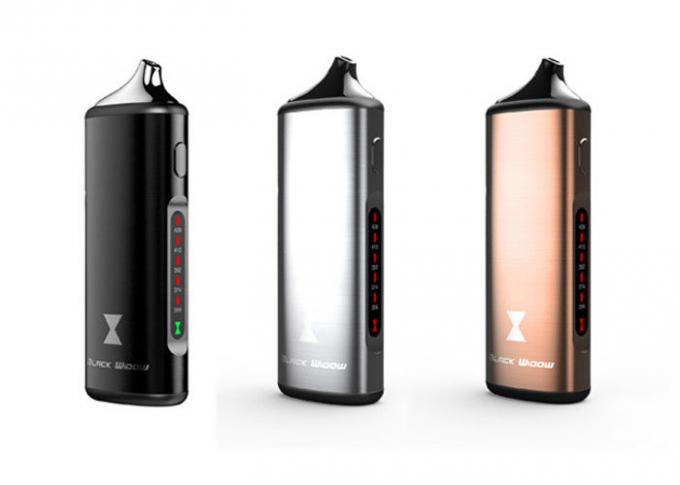 Black Widow Dry Herb Wax Vaporizer 2200mAh Battery With Black Silver Color