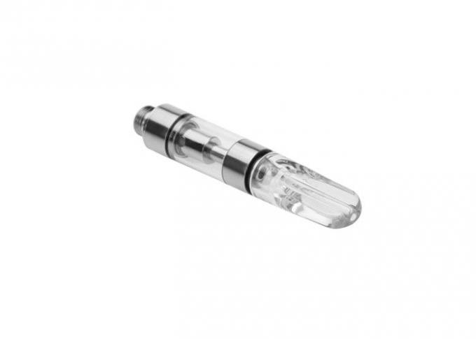 Ccell Vapor Cartridge Flat White Black Mouthpiece With 1.2ohm Resistance