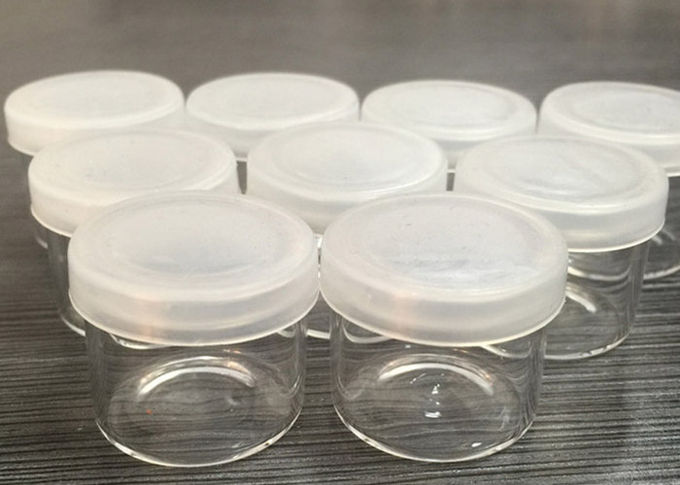 6ml Non Stick Glass Food Grade Jars 22mm * 24mm For CBD THC Oil