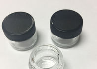 No Leakage CBD Oil Glass Concentrate Jars Clear Color 5ml Capacity