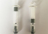 Transparent Color Vapor Accessories CBD Oil Luer Lock Glass Syringe 1ml