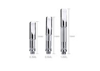 Bottom Airflow A3 CBD Cartridge Silver Color For 510 Thread Thick Oil Vaporizer