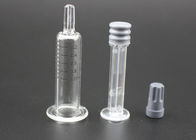 1ml Galss Syringe Luer Lock Luer Head Glass Injector Transparent With Measurement Mark