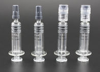 1ml Galss Syringe Luer Lock Luer Head Glass Injector Transparent With Measurement Mark