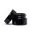 Non Stick 5ml Black Glass Jar Medical Grade Material With Classic Screw