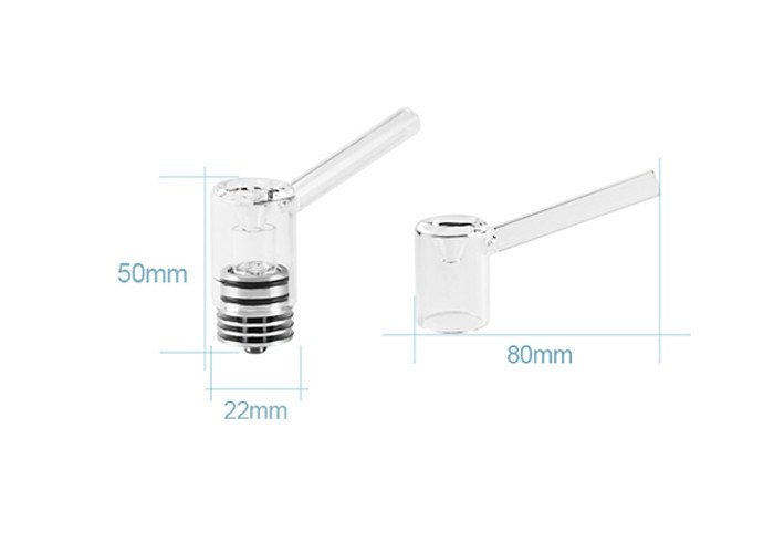 Motar Tank Quartz Bucket , Leak Proof Wax Tank 45W Coilless Wax Vapor