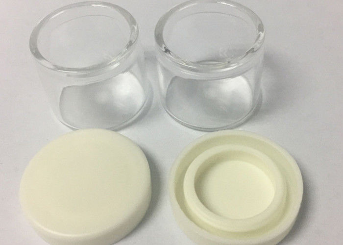 Food Grade Vapor Accessories 6ml Glass Jar For Wax CBD Oil Concentrate