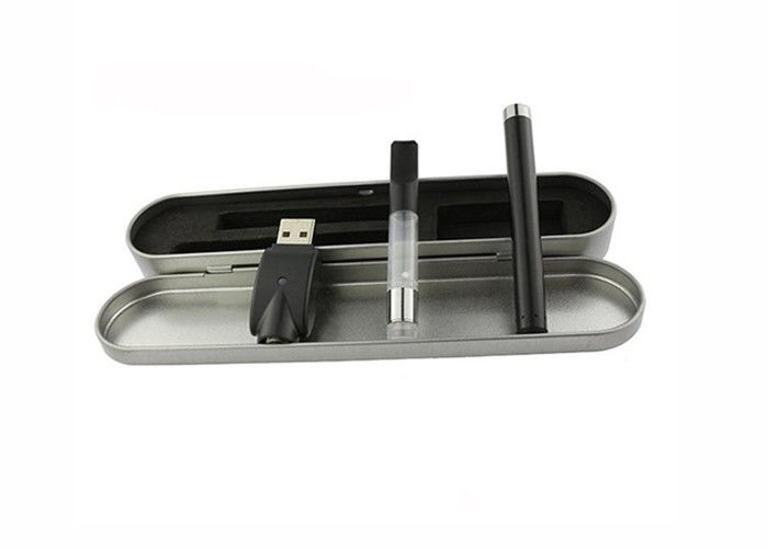 E Cig Metal Box Kit Electric Smoke Pen PP Tank Material With 510 Thread