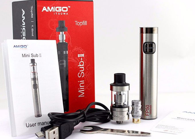 Ejuice Amigo Mini Sub Kit , Colorful Vapour Pen With 1500mAh FP50 Battery