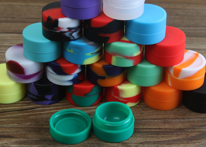 Nonstick Silicone Wax Container 5ml Food Grade Anti - Dust 32mm * 20mm Size
