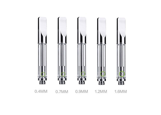 Bottom Airflow A3 CBD Cartridge Silver Color For 510 Thread Thick Oil Vaporizer
