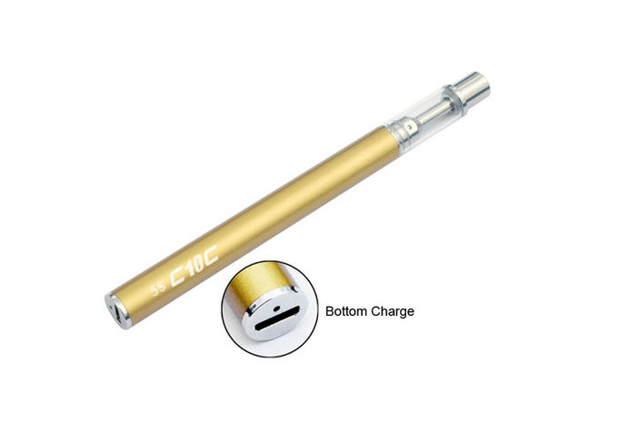 2 * 1.2mm Oil Hole Electric Smoke Pen With Bottom USB Charging Port