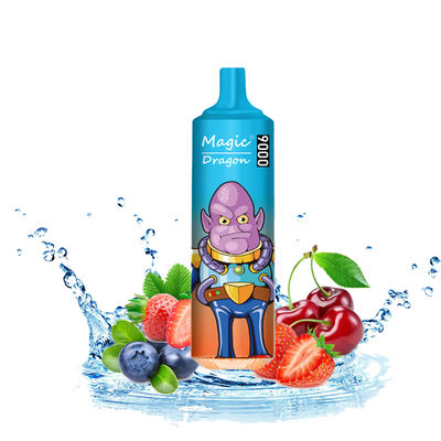 quality  Komodo Magic Dragon 9000 Puffs Disposable Vape Pen Prefilled Fruit Flavour factory