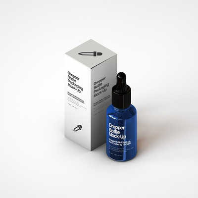 Custom Design Logo Printed Cosmetic Skincare Water Lotion Serum Gift Packaging Paper Box