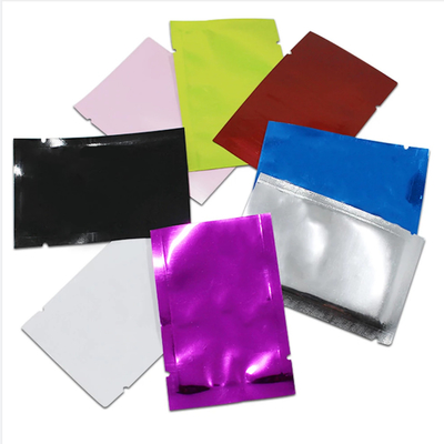 Custom Printing Logo Aluminum Foil Plastic Heat Seal Three Side Seal Mylar Bag