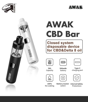 High Quality Refillable Awak Bar 3ml E Liquid Disposable Vape Pod Pen