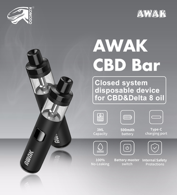 High Quality Refillable Awak Bar 3ml E Liquid Disposable Vape Pod Pen