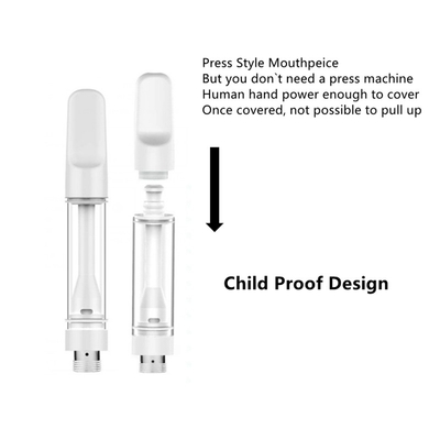 Full Ceramic Disposable Vape Cartridge Thick Oil 0.5ml 1ml Ceramic Coil Cartridge