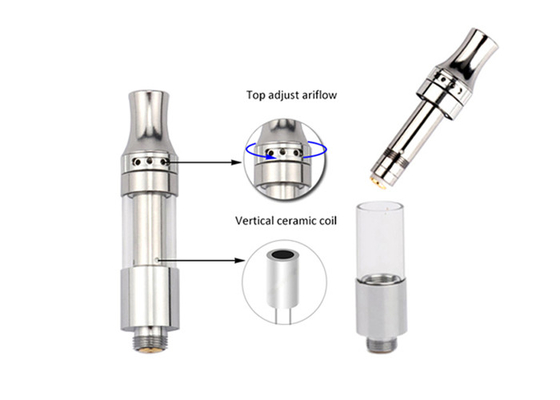 100% Original Liberty V9 Vape CBD Cartridge Top Airflow Adjustable Ceramic Coil Tank