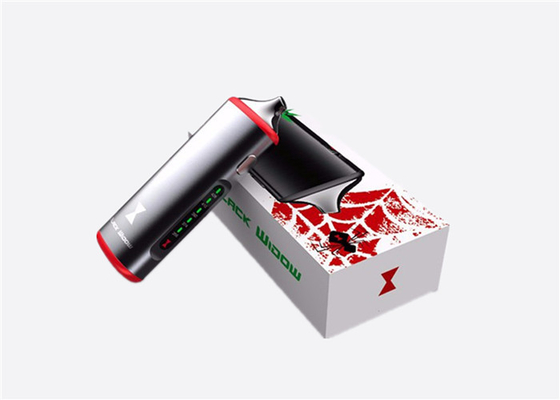 Kingtons Dry Herb Wax Vaporizer Black Widow With Ceramic Chamber Magnetic Mouthpiece