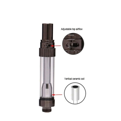 Wick Ceramic Coil Vape CBD Cartridge Amigo Liberty V5 With Adjustable Airflow 0.5ml 1.0ml