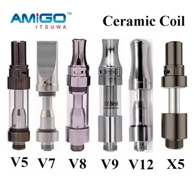 Original Amigo Liberty X5 Vape Vaporizer Pen Cartridge 0.5ml 1ml Pyrex Tank Coil Atomizer